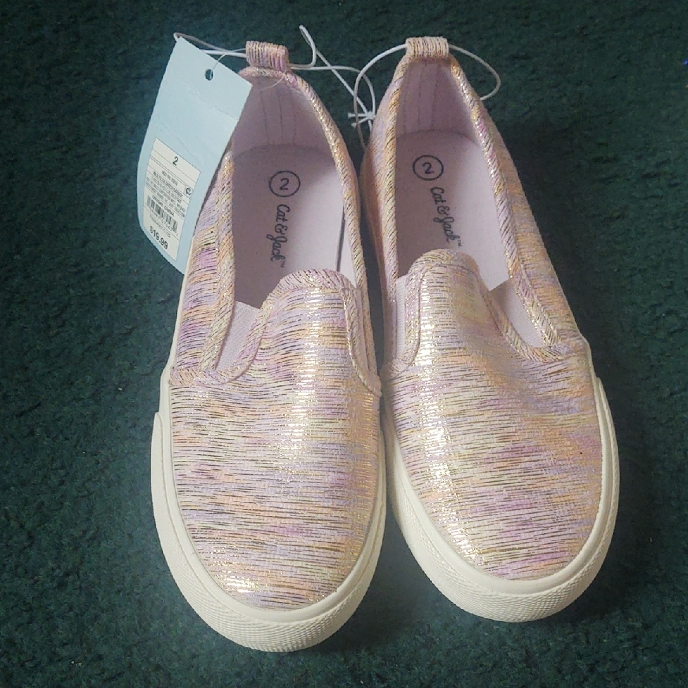 Cat & Jack Pink Slip-On Kids Shoes